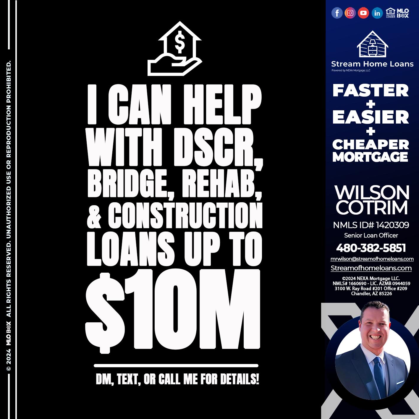 I CAN HELP - Wilson Cotrim -Senior Loan Officer