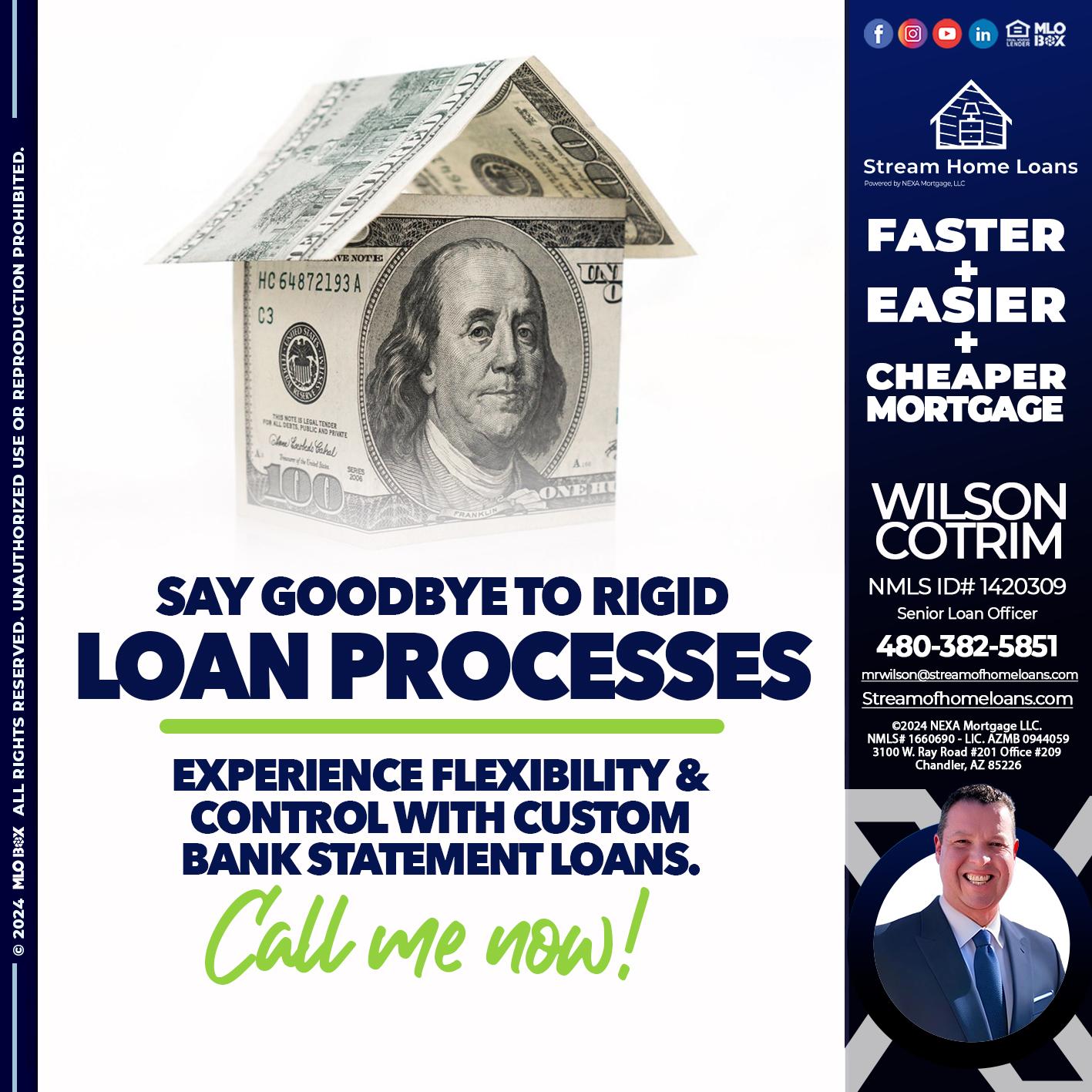 SAY GOODBYE - Wilson Cotrim -Senior Loan Officer