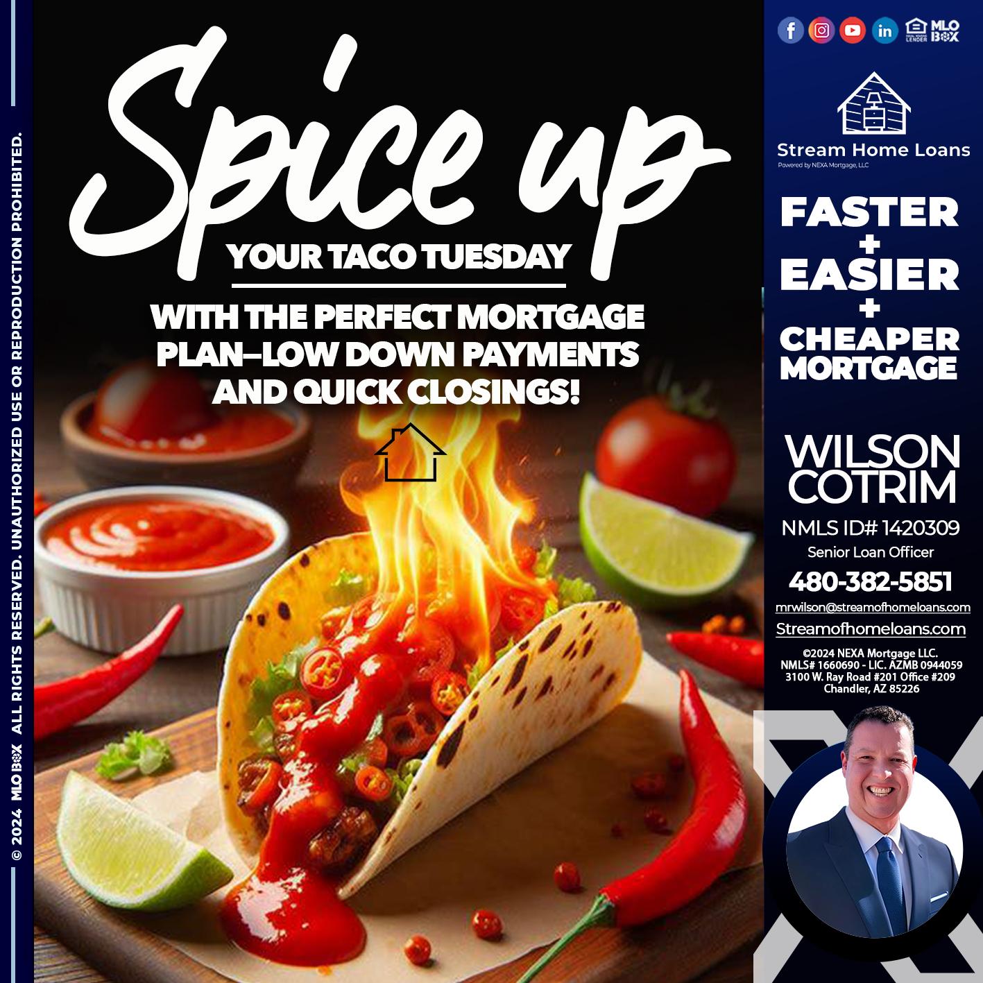 spice up - Wilson Cotrim -Senior Loan Officer