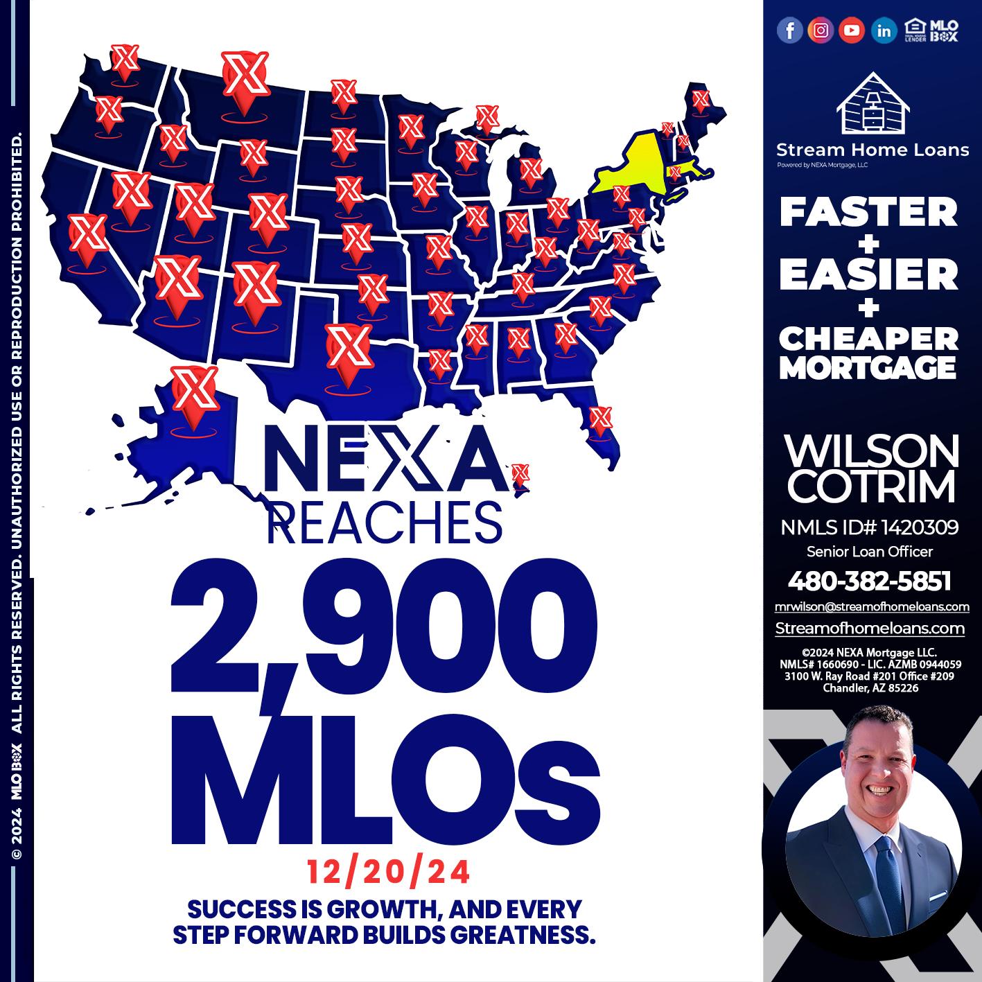 2900 MLOS - Wilson Cotrim -Senior Loan Officer