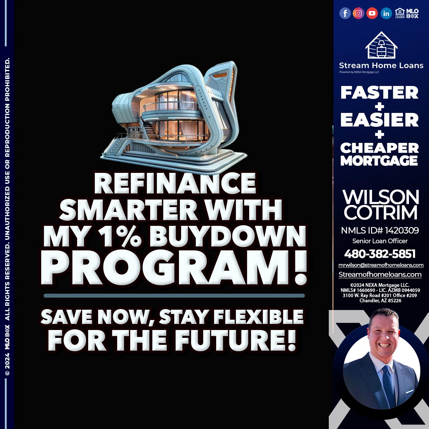 REFINANCE SMARTER - Wilson Cotrim -Senior Loan Officer
