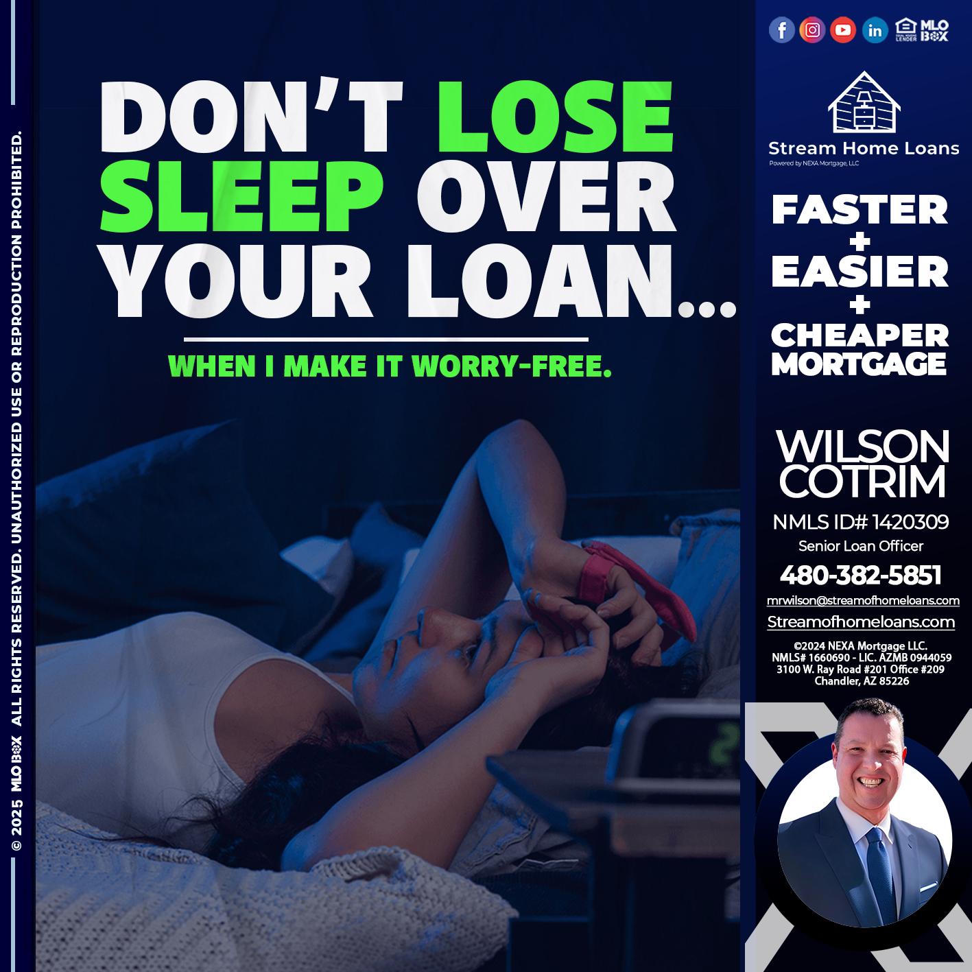 DONT LOSE - Wilson Cotrim -Senior Loan Officer
