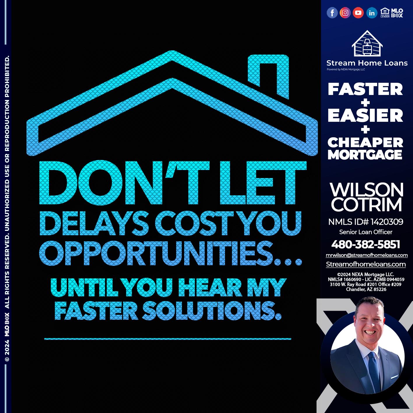 DO NOT LET - Wilson Cotrim -Senior Loan Officer
