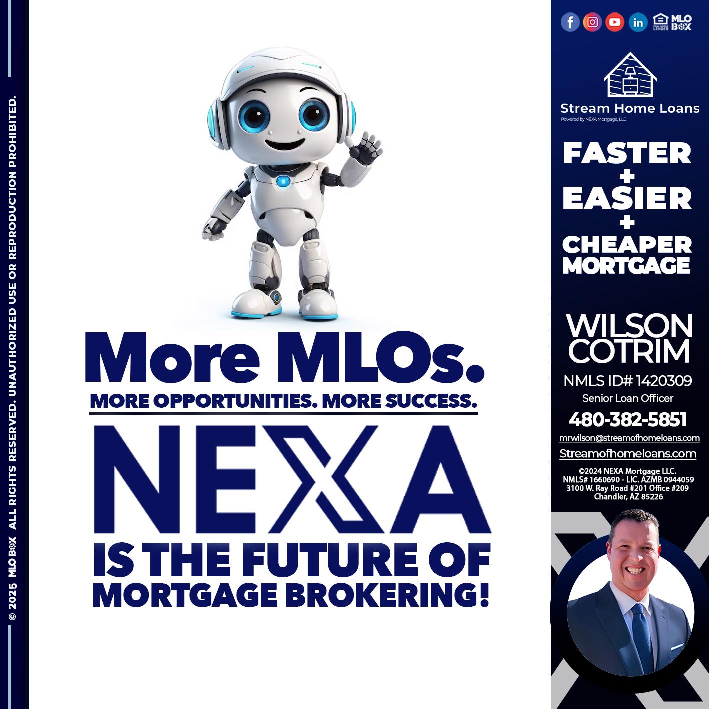 NEXA FUTURE - Wilson Cotrim -Senior Loan Officer