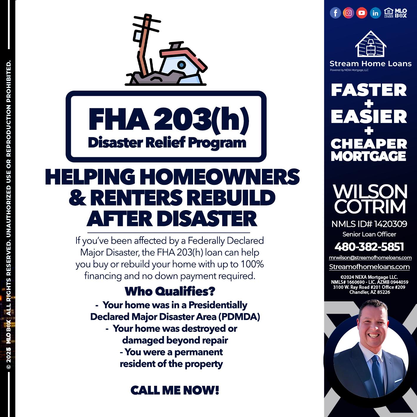 FHA - Wilson Cotrim -Senior Loan Officer