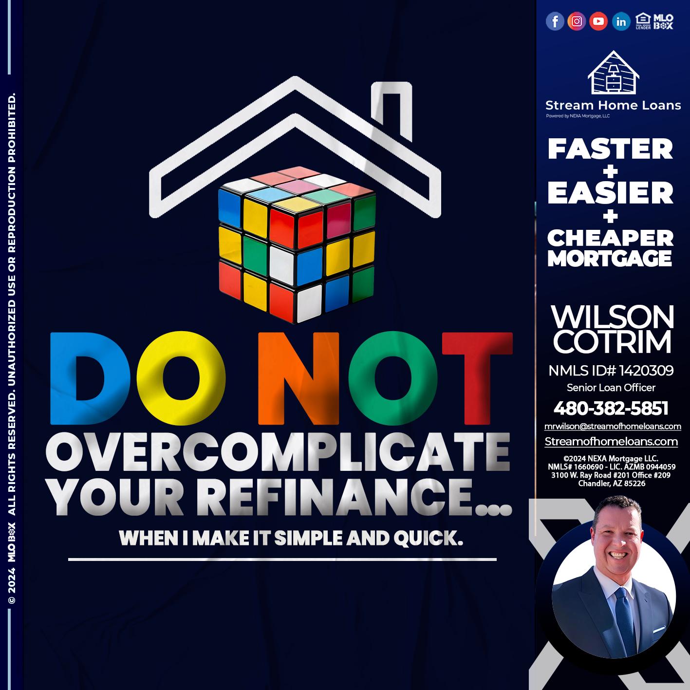 DO NOT - Wilson Cotrim -Senior Loan Officer