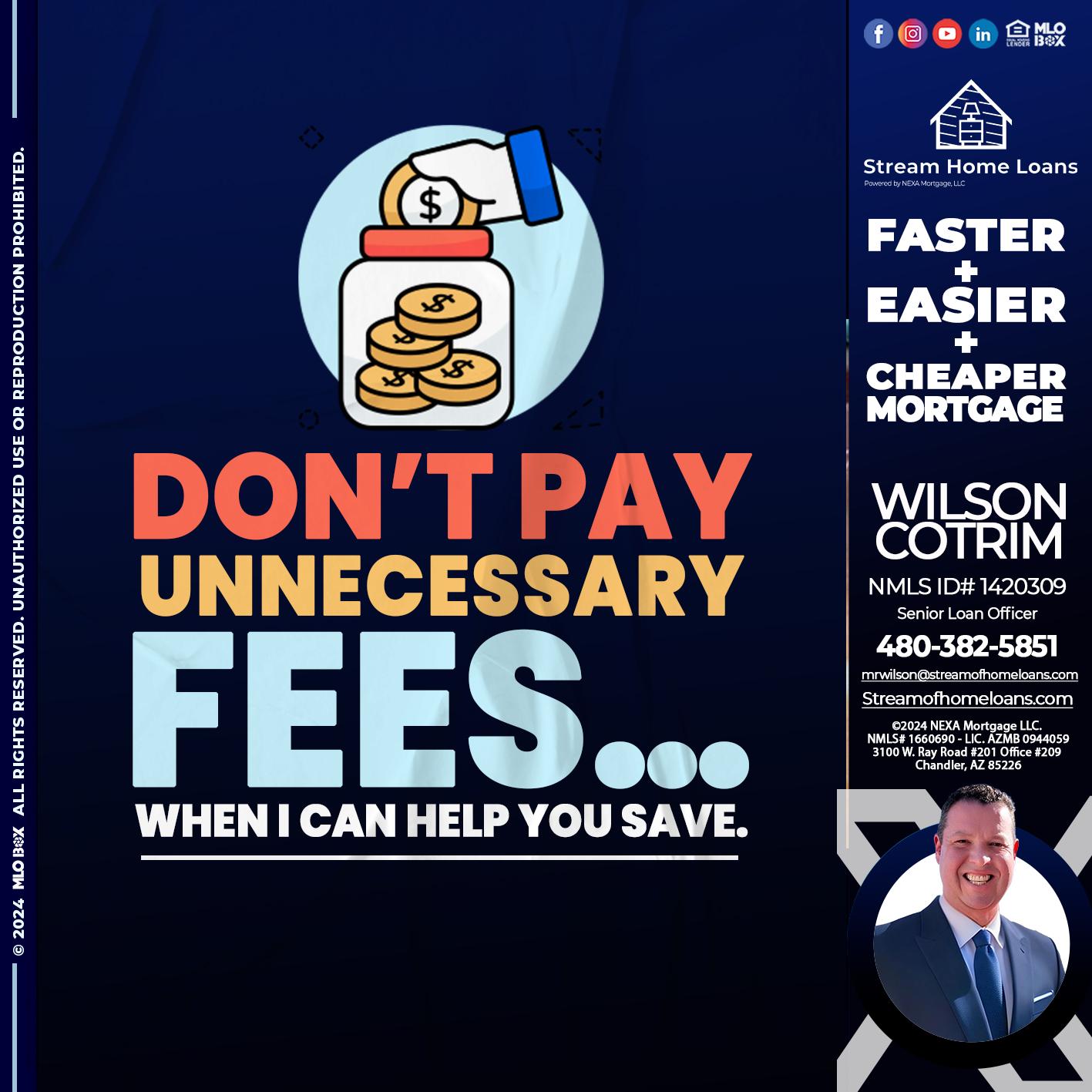 DON´T PAY - Wilson Cotrim -Senior Loan Officer