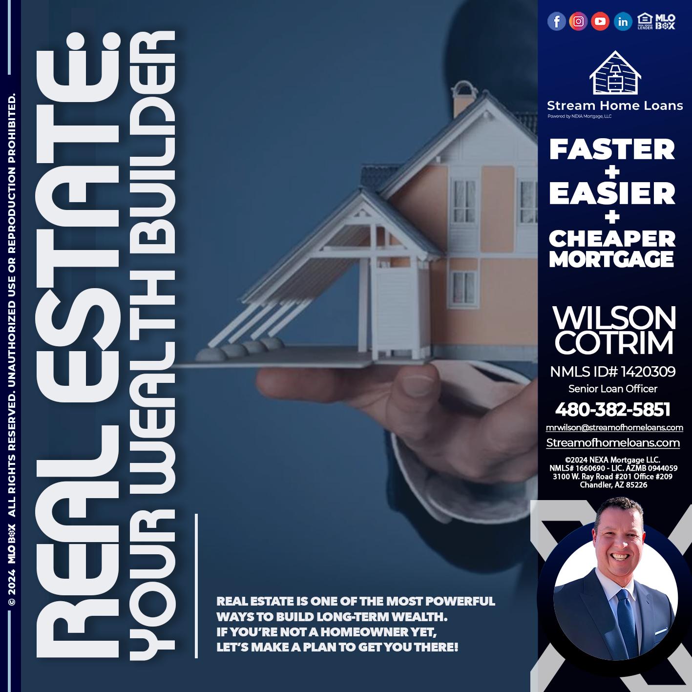 REAL ESTATE FIXED - Wilson Cotrim -Senior Loan Officer