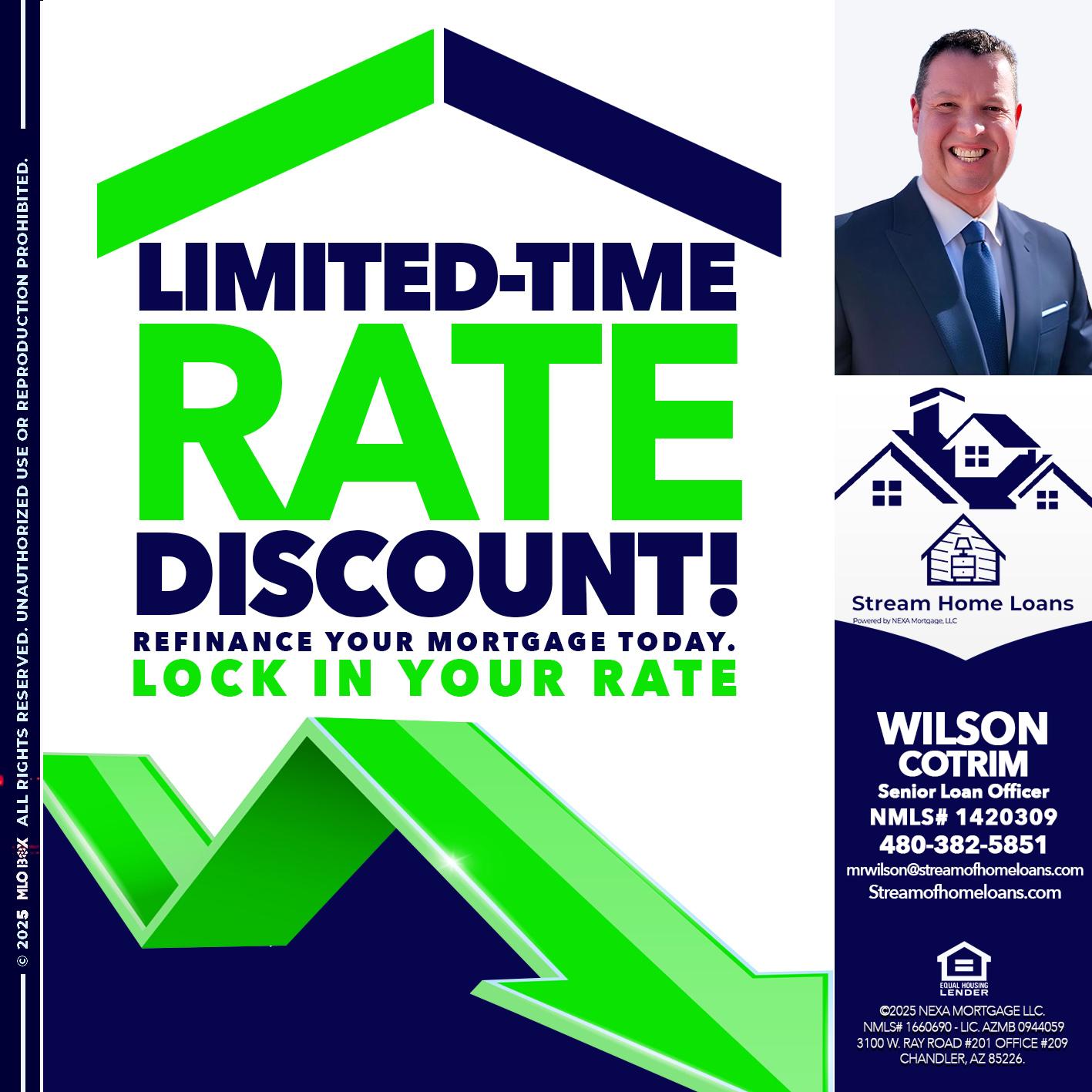 LIMITED TIME - Wilson Cotrim -Senior Loan Officer