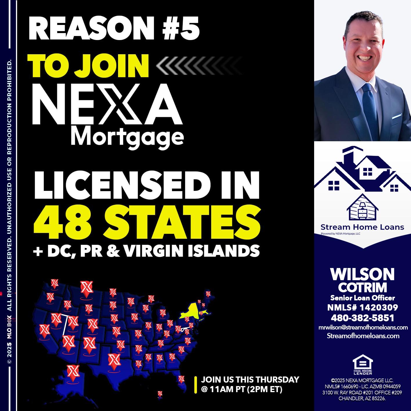 REASON 5 - Wilson Cotrim -Senior Loan Officer