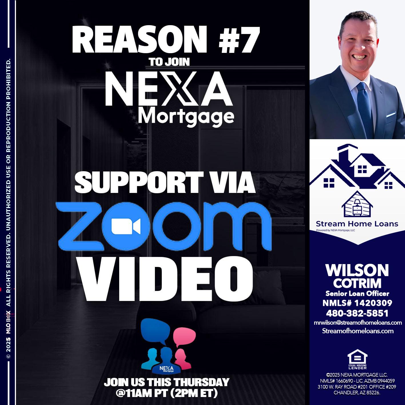 REASON 7 - Wilson Cotrim -Senior Loan Officer