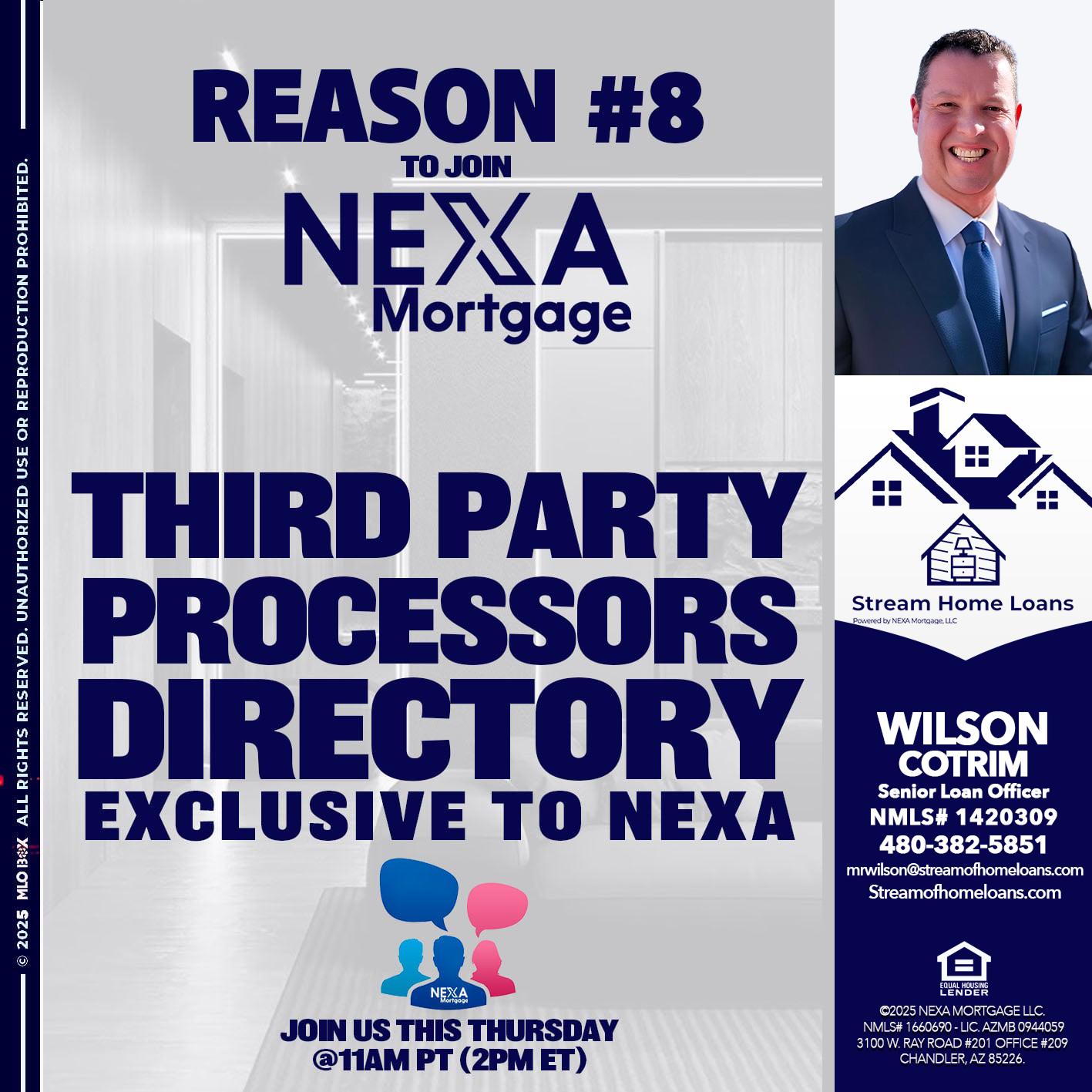 REASON 8 - Wilson Cotrim -Senior Loan Officer