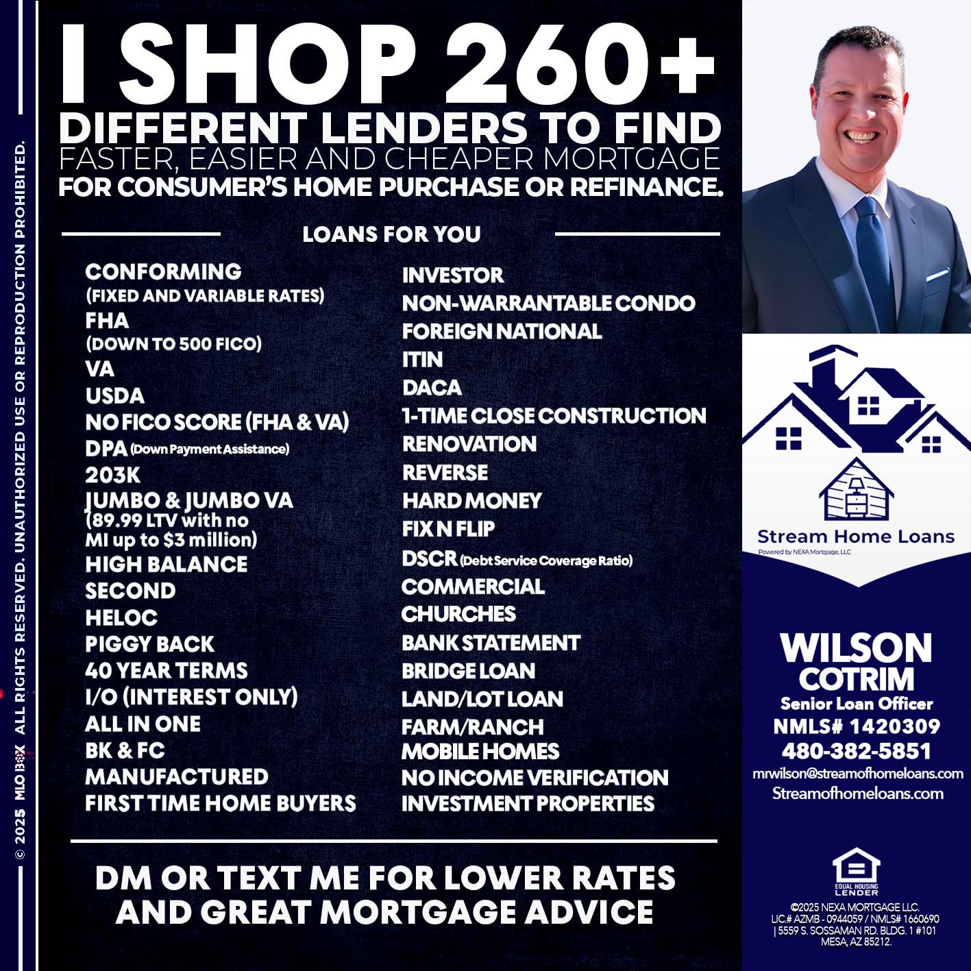 I SHOP +260 - Wilson Cotrim -Senior Loan Officer