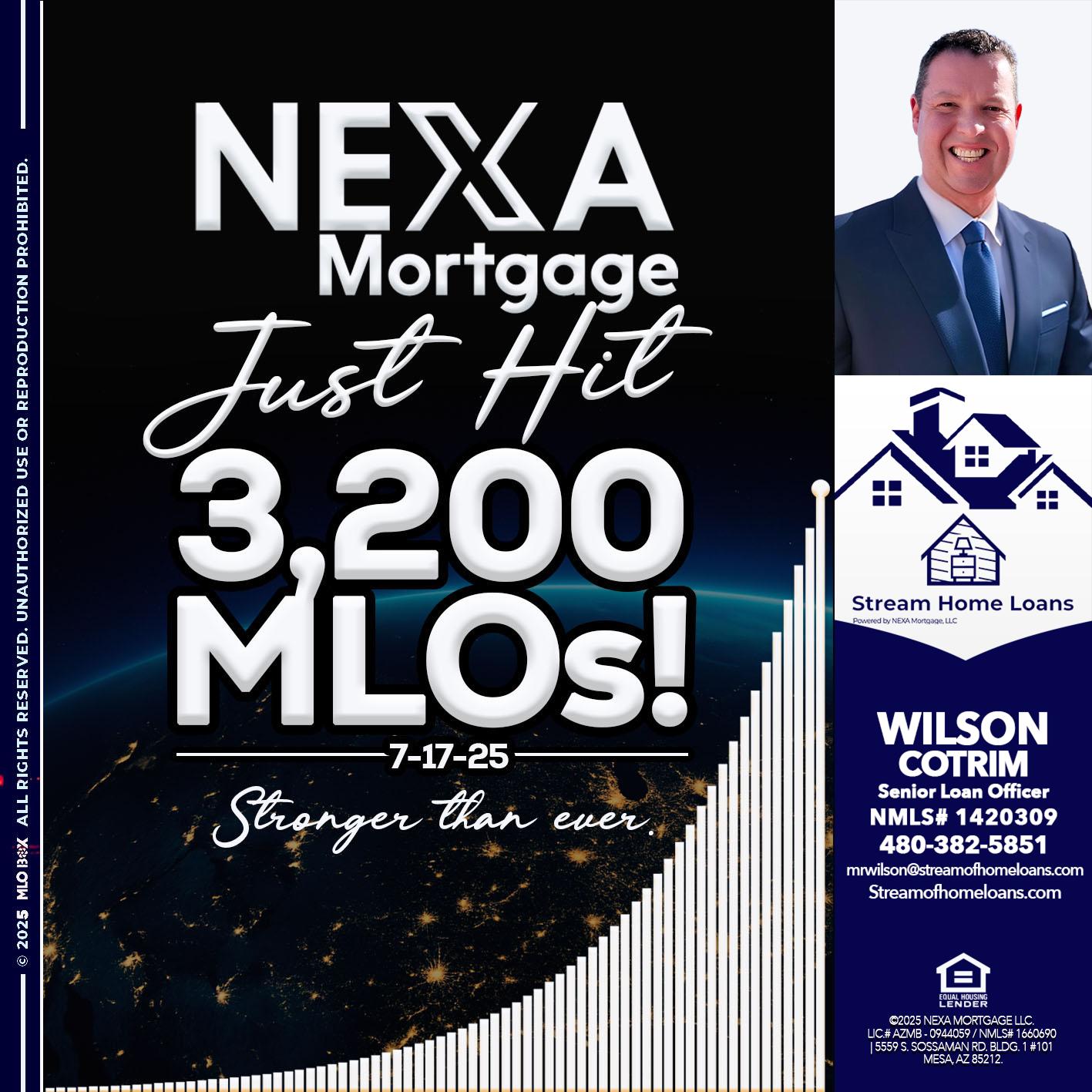 3200 MLOs - Wilson Cotrim -Senior Loan Officer