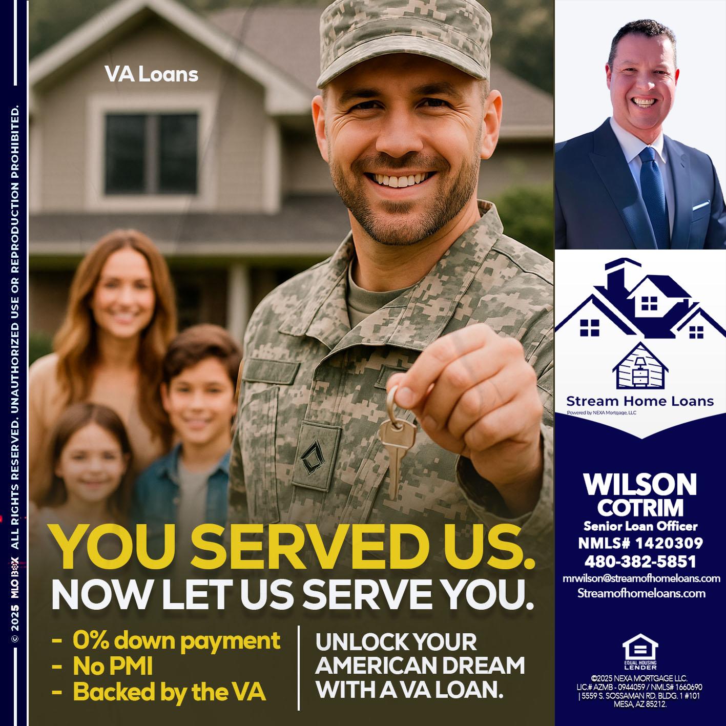 YOU DESERVED - Wilson Cotrim -Senior Loan Officer