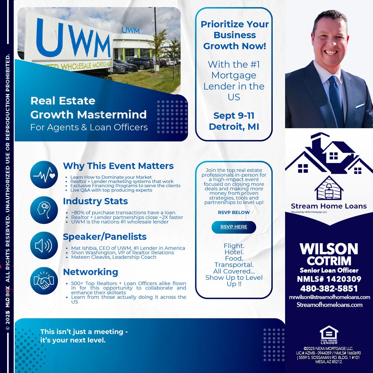 DETROIT TRIP - Wilson Cotrim -Senior Loan Officer