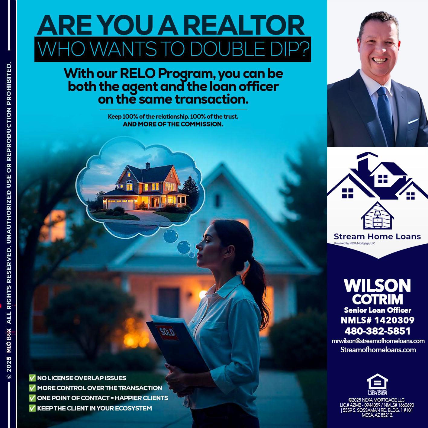 Are you a Realtor? - Wilson Cotrim -Senior Loan Officer