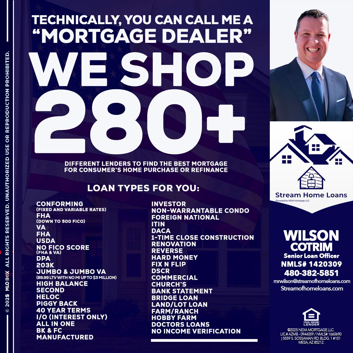 WE SHOP 280 + - Wilson Cotrim -Senior Loan Officer
