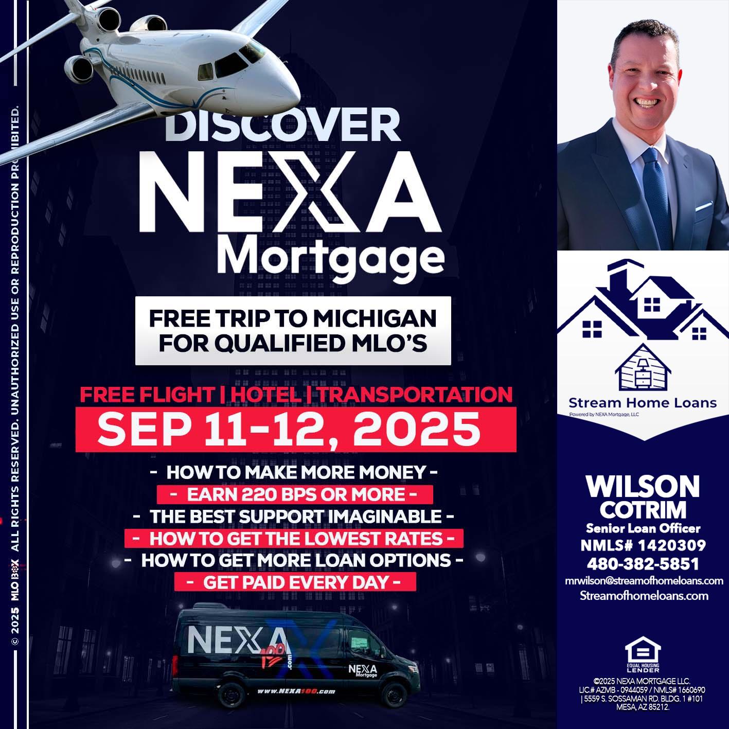 DISCOVER NEXA MORTGAGE - Wilson Cotrim -Senior Loan Officer