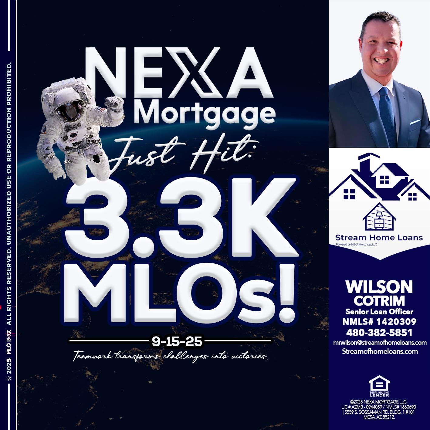 3.3K - Wilson Cotrim -Senior Loan Officer
