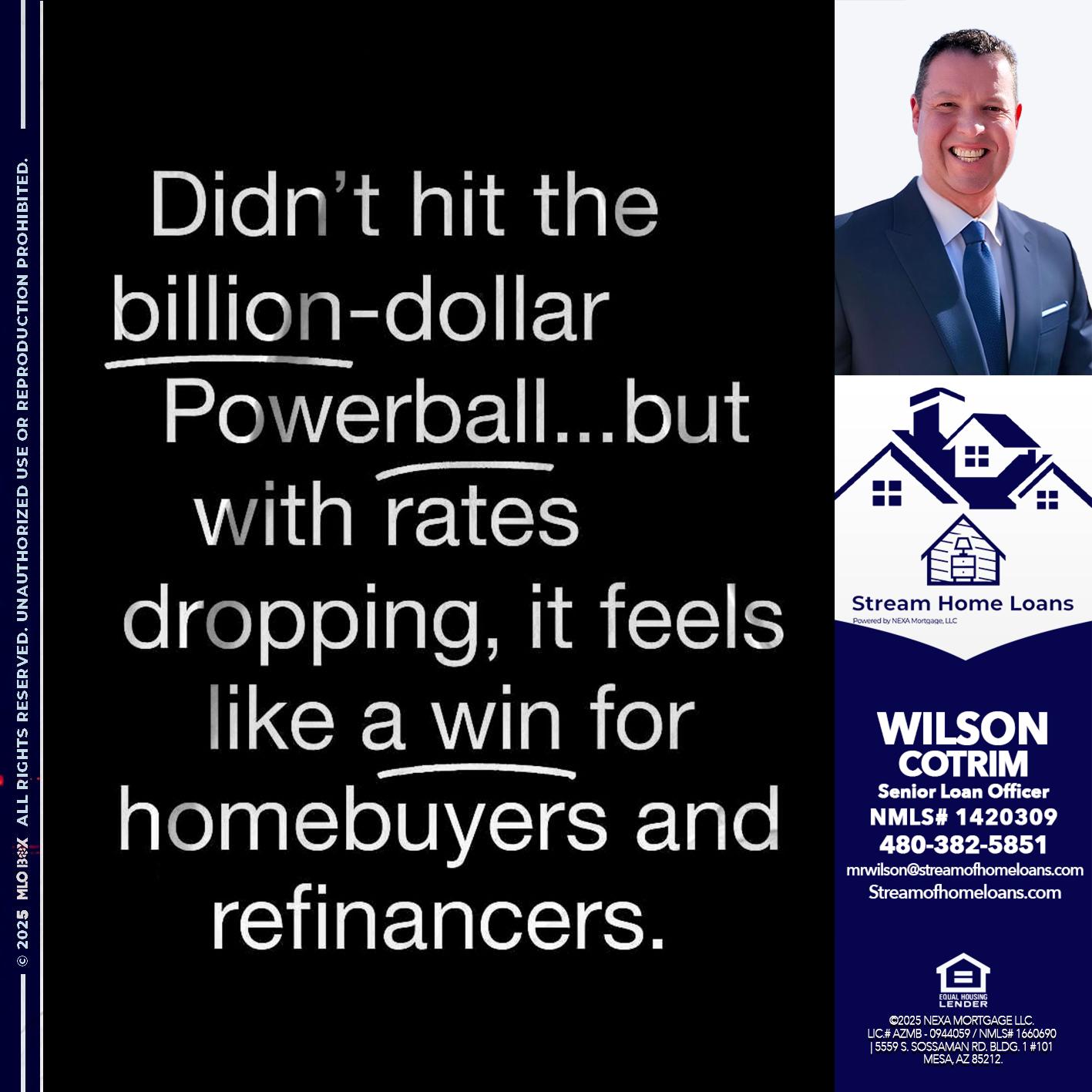 DIDNT HIT - Wilson Cotrim -Senior Loan Officer