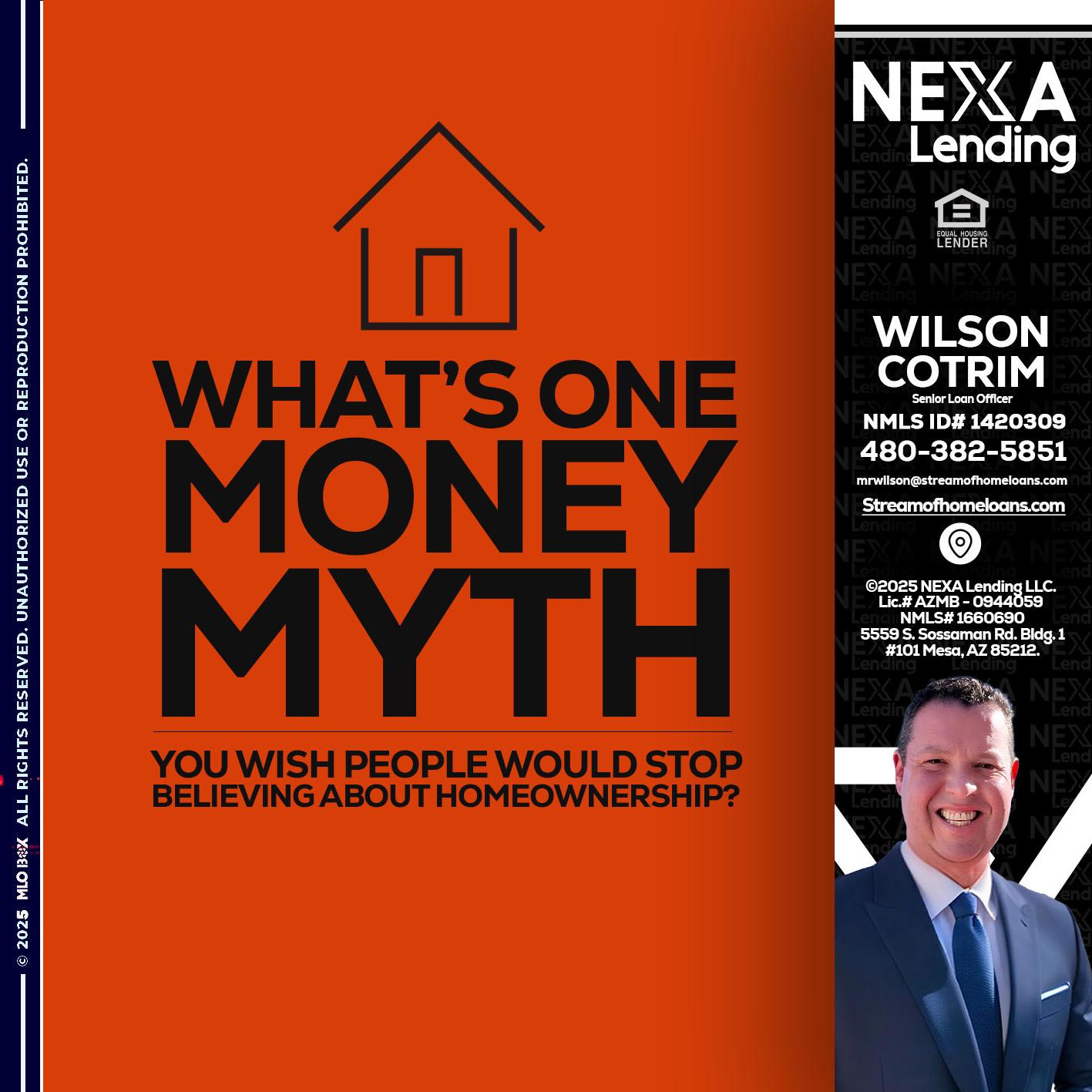 WHATS ONE - Wilson Cotrim -Senior Loan Officer