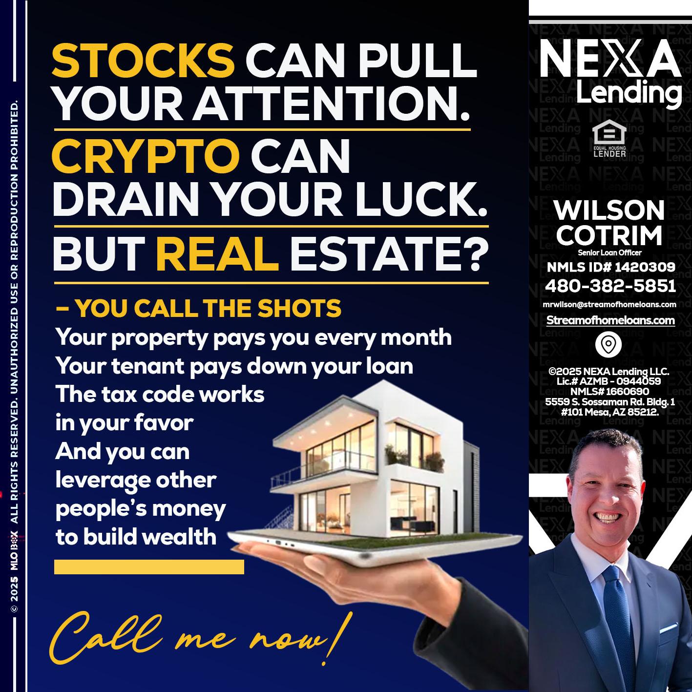 STOCK YOUR - Wilson Cotrim -Senior Loan Officer