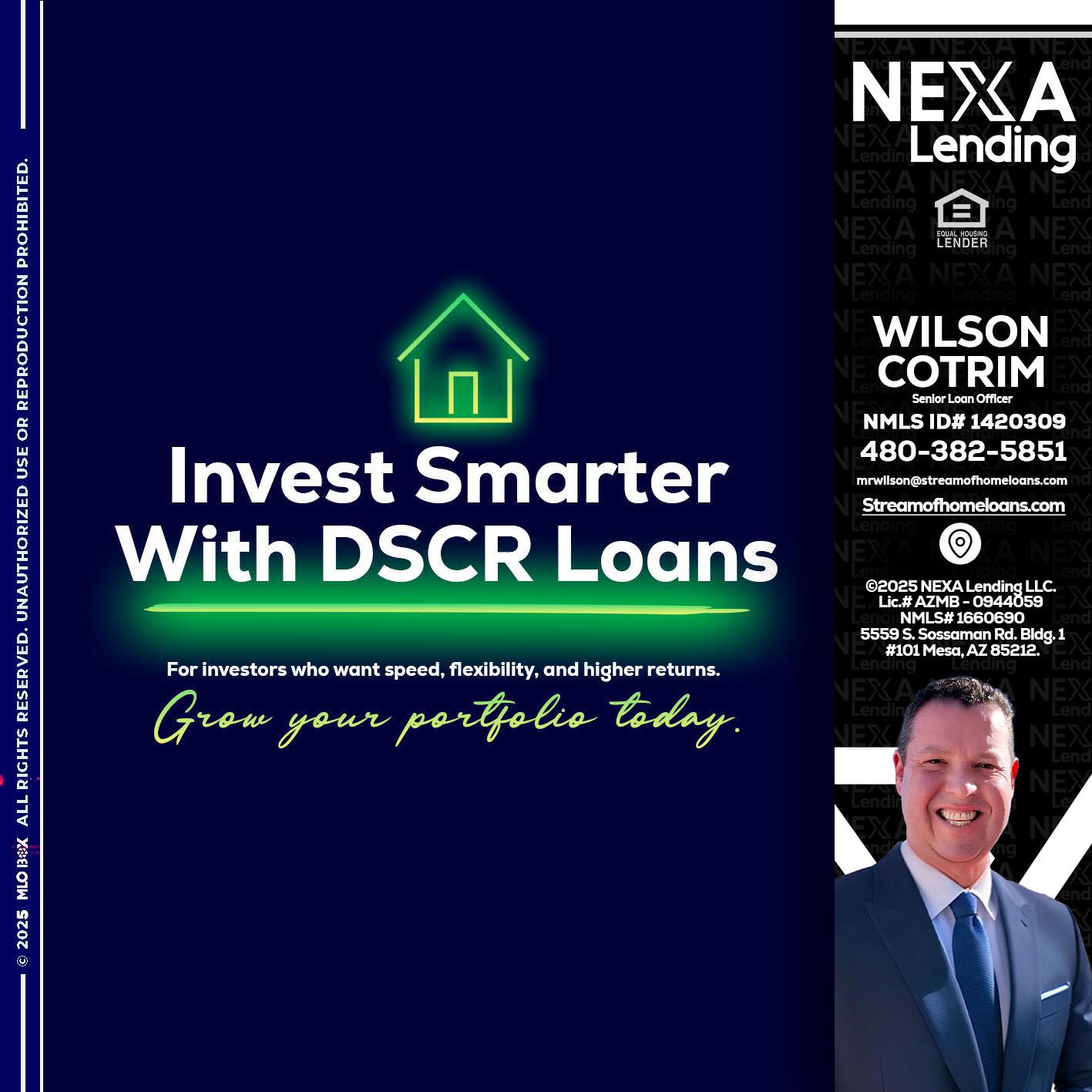 DSCR - Wilson Cotrim -Senior Loan Officer