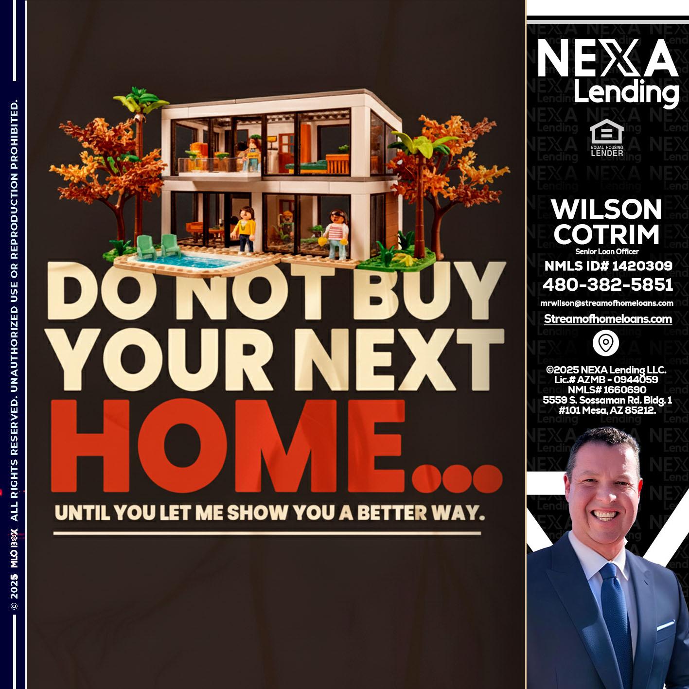 DO NOT BUY - Wilson Cotrim -Senior Loan Officer