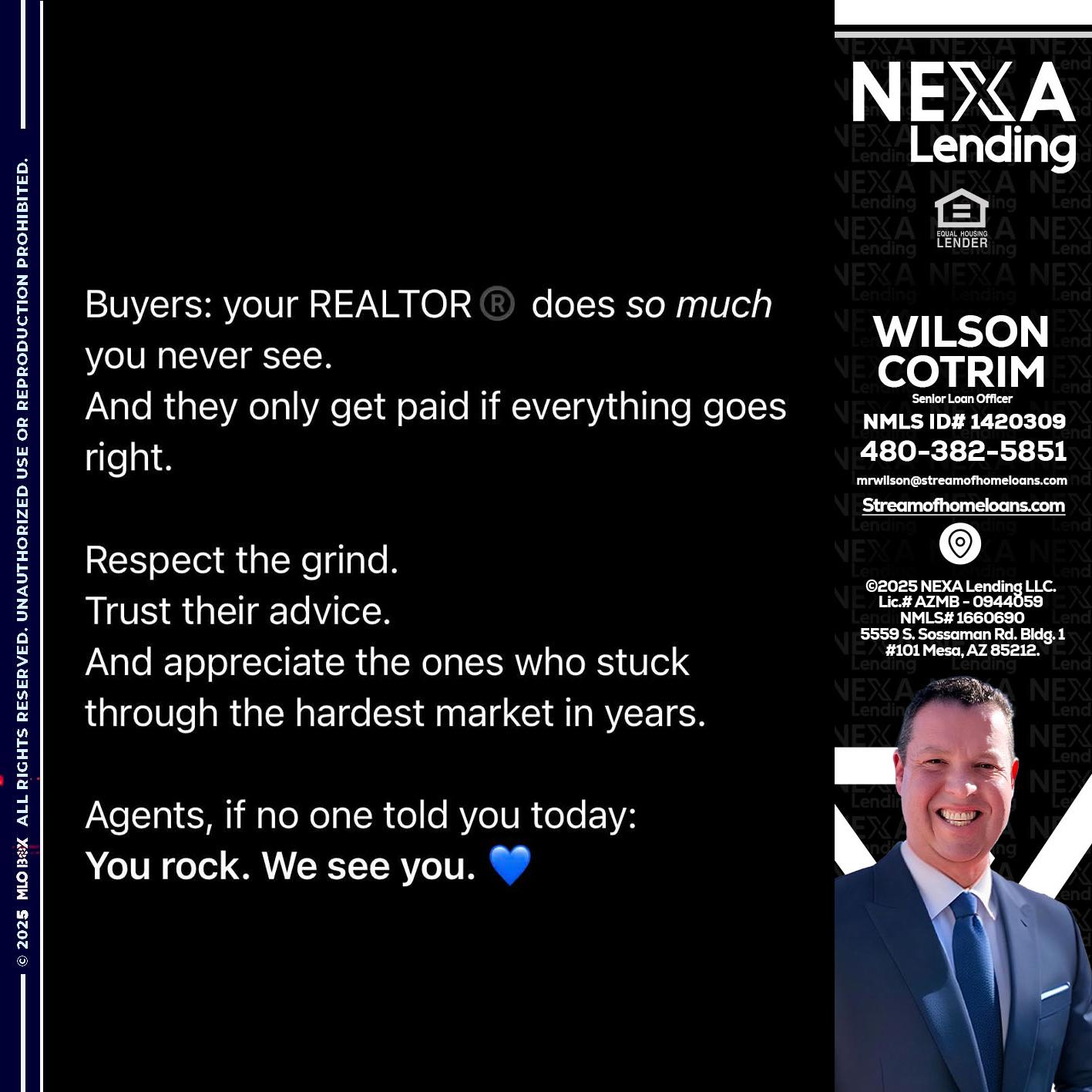 BUYERS - Wilson Cotrim -Senior Loan Officer