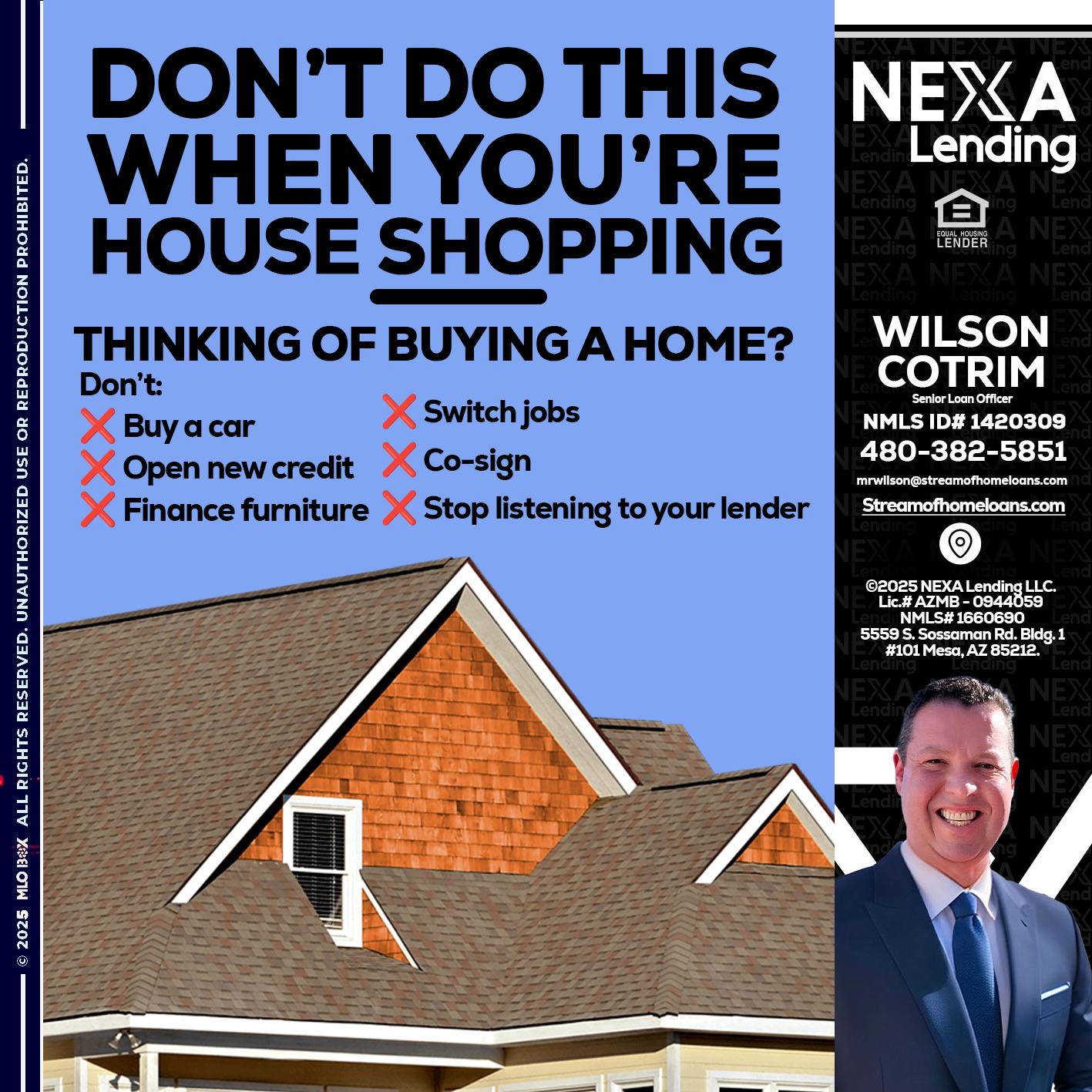 DONT DO THIS - Wilson Cotrim -Senior Loan Officer