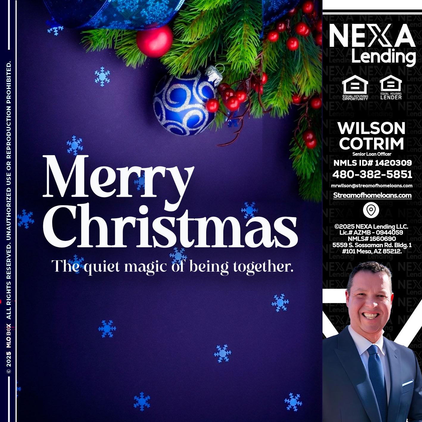 merry christmas - Wilson Cotrim -Senior Loan Officer