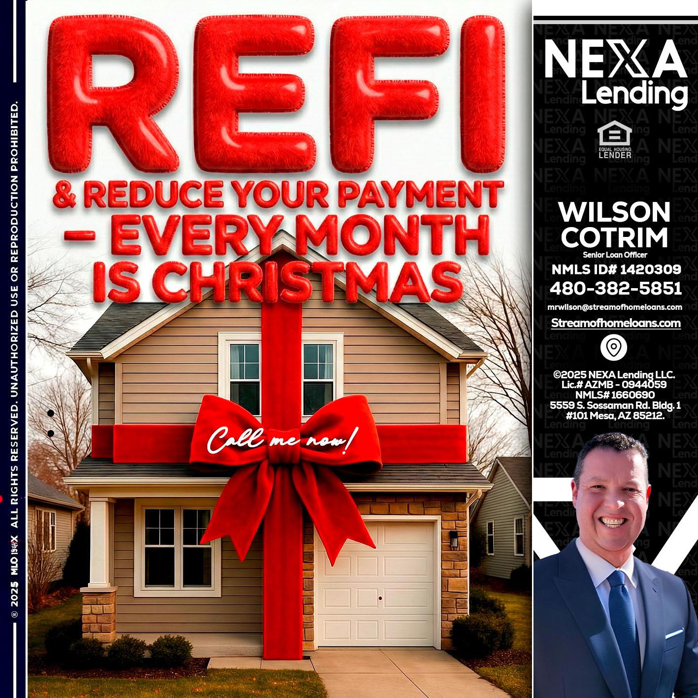 REFI - Wilson Cotrim -Senior Loan Officer