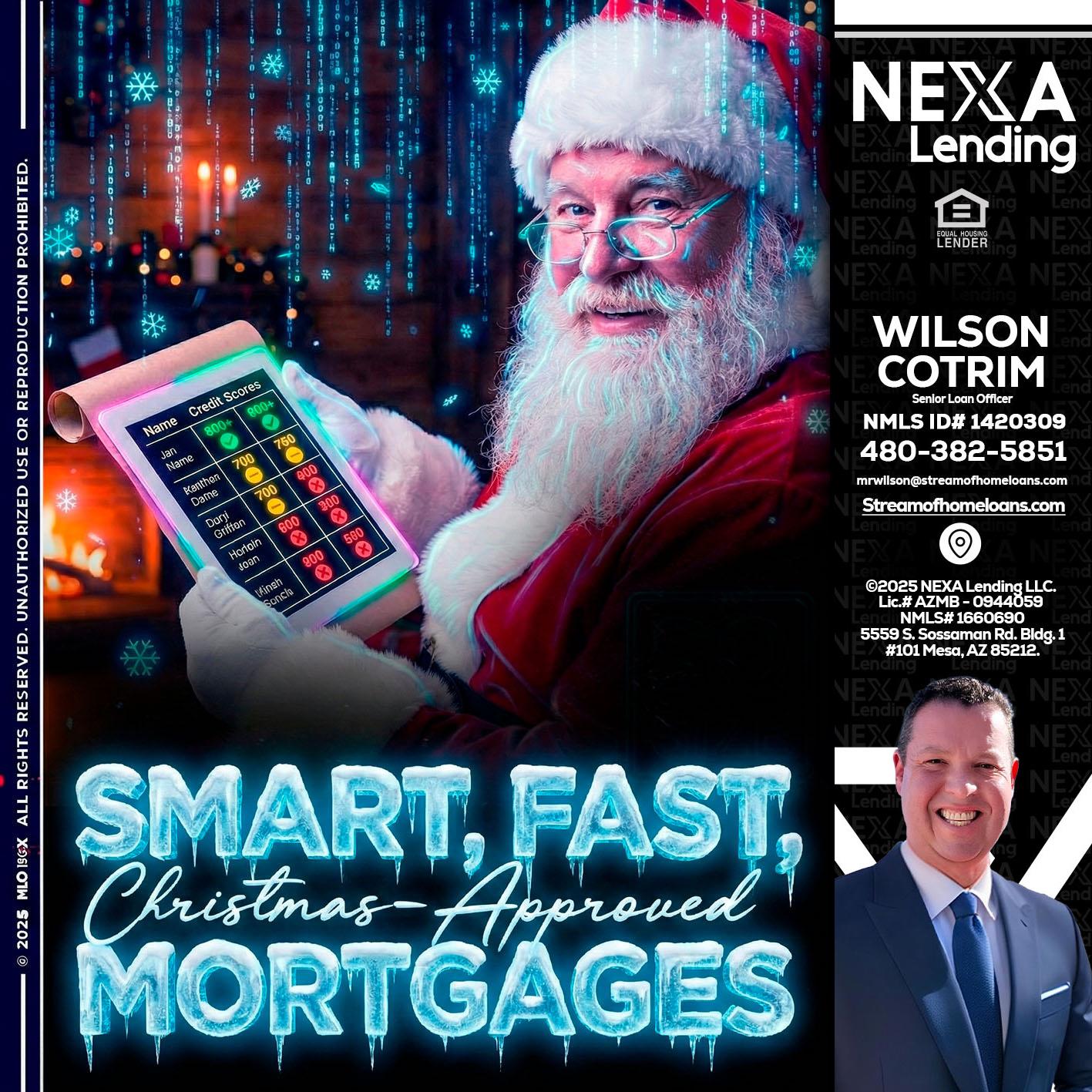 SMART, FAST - Wilson Cotrim -Senior Loan Officer