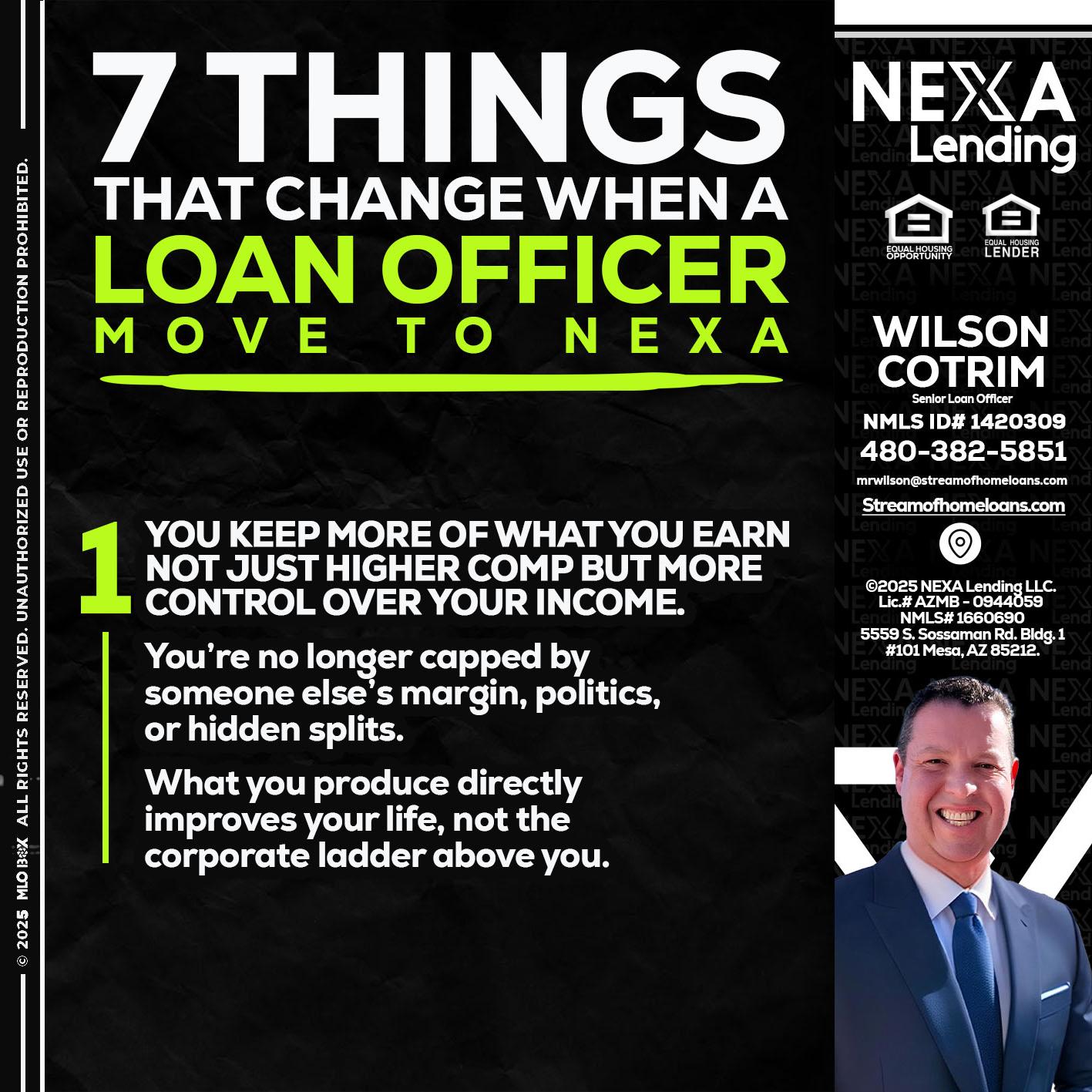7 THINGS (1) - Wilson Cotrim -Senior Loan Officer