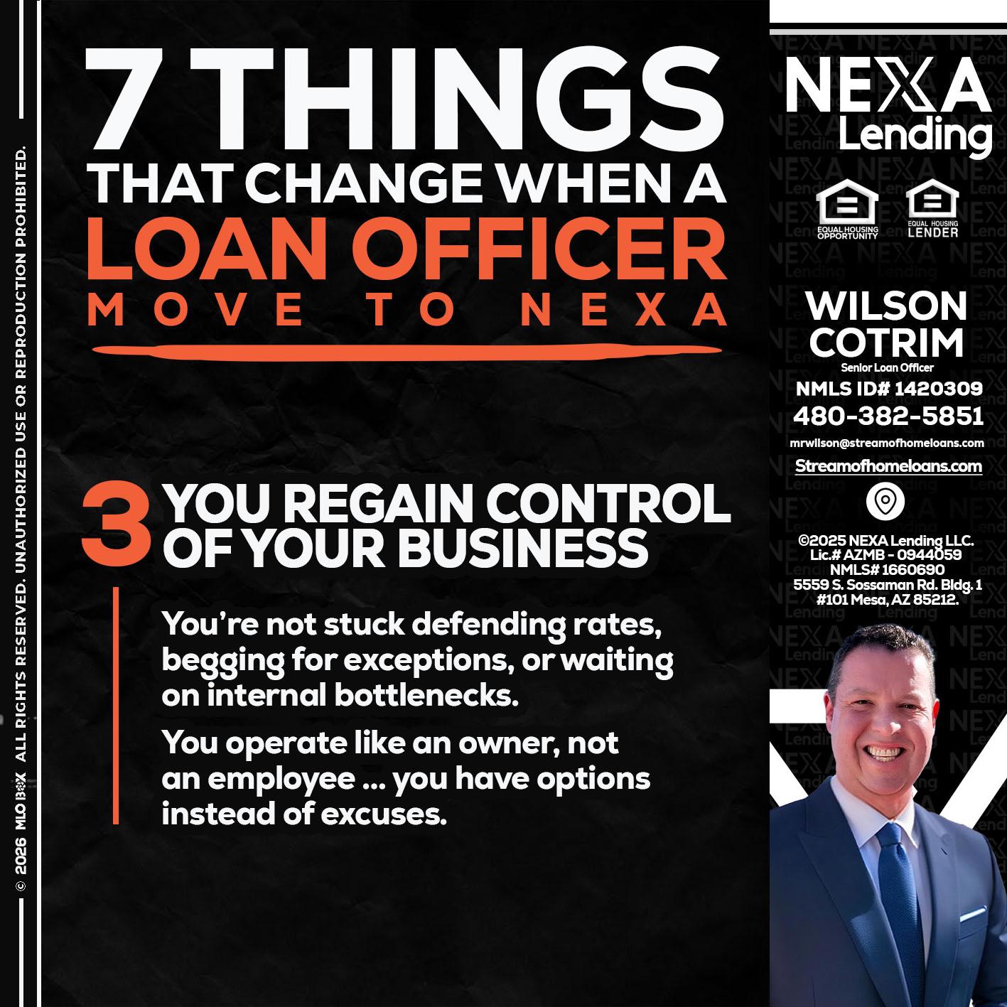 7 things (3) - Wilson Cotrim -Senior Loan Officer