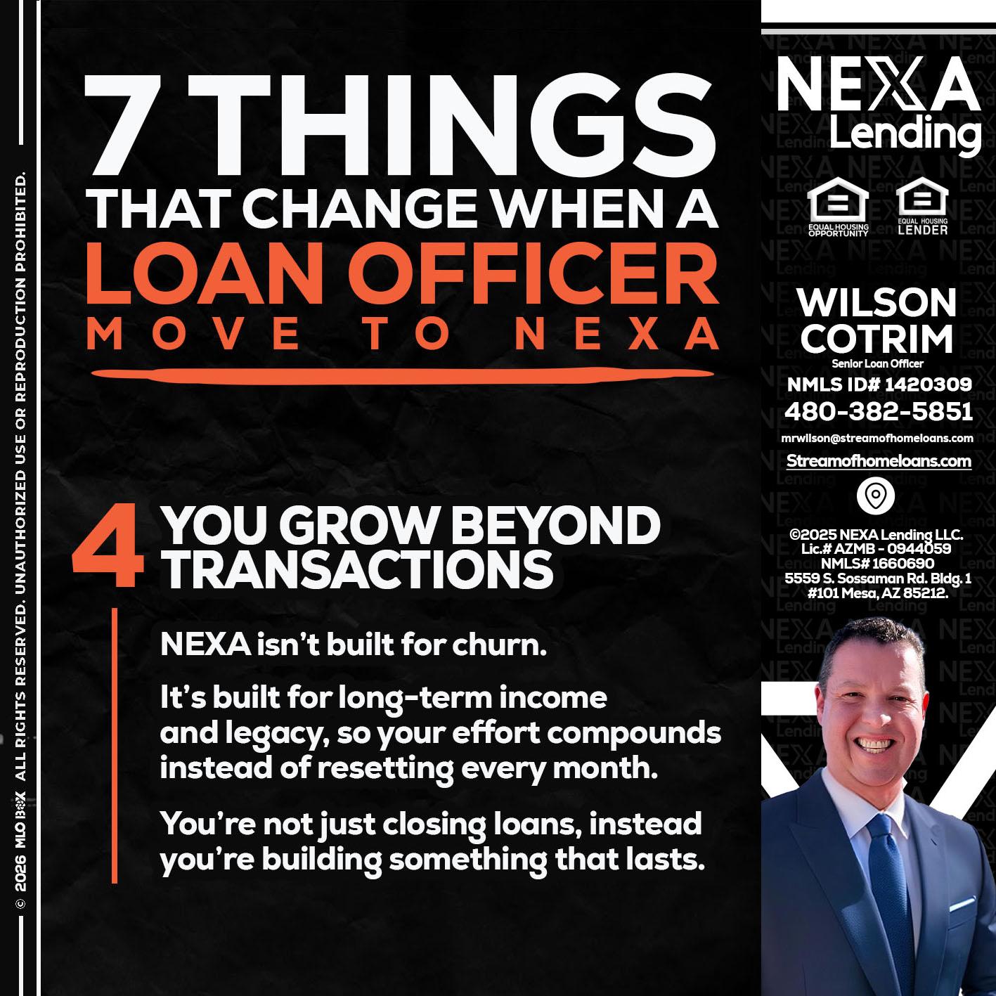 7 THINGS (4) - Wilson Cotrim -Senior Loan Officer