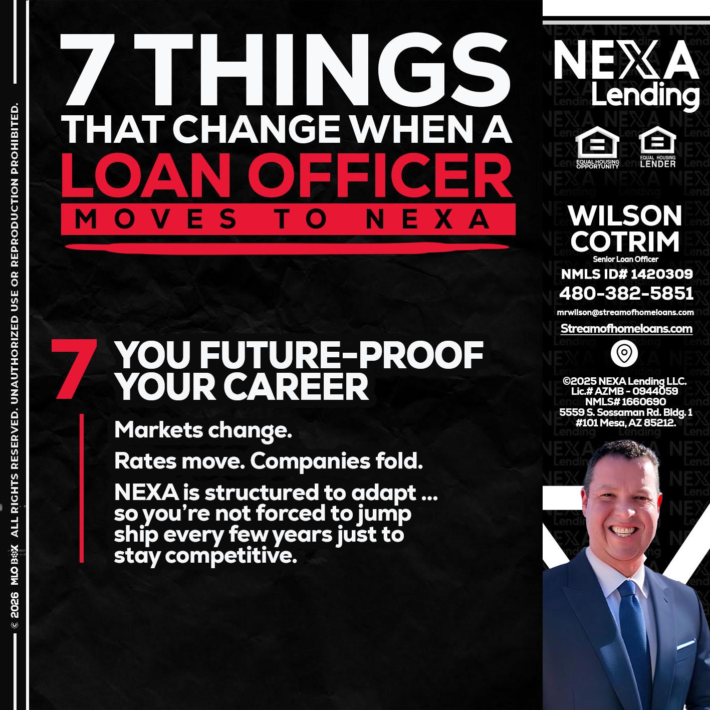 7 THINGS (7) - Wilson Cotrim -Senior Loan Officer