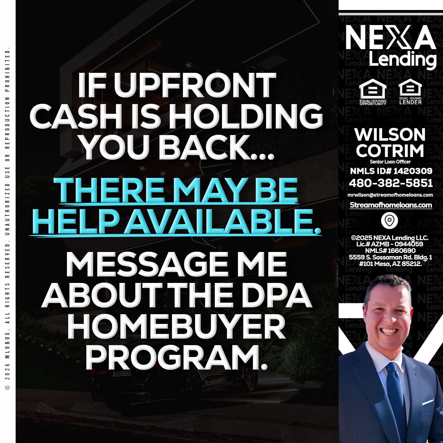 IF UPFRONT - Wilson Cotrim -Senior Loan Officer