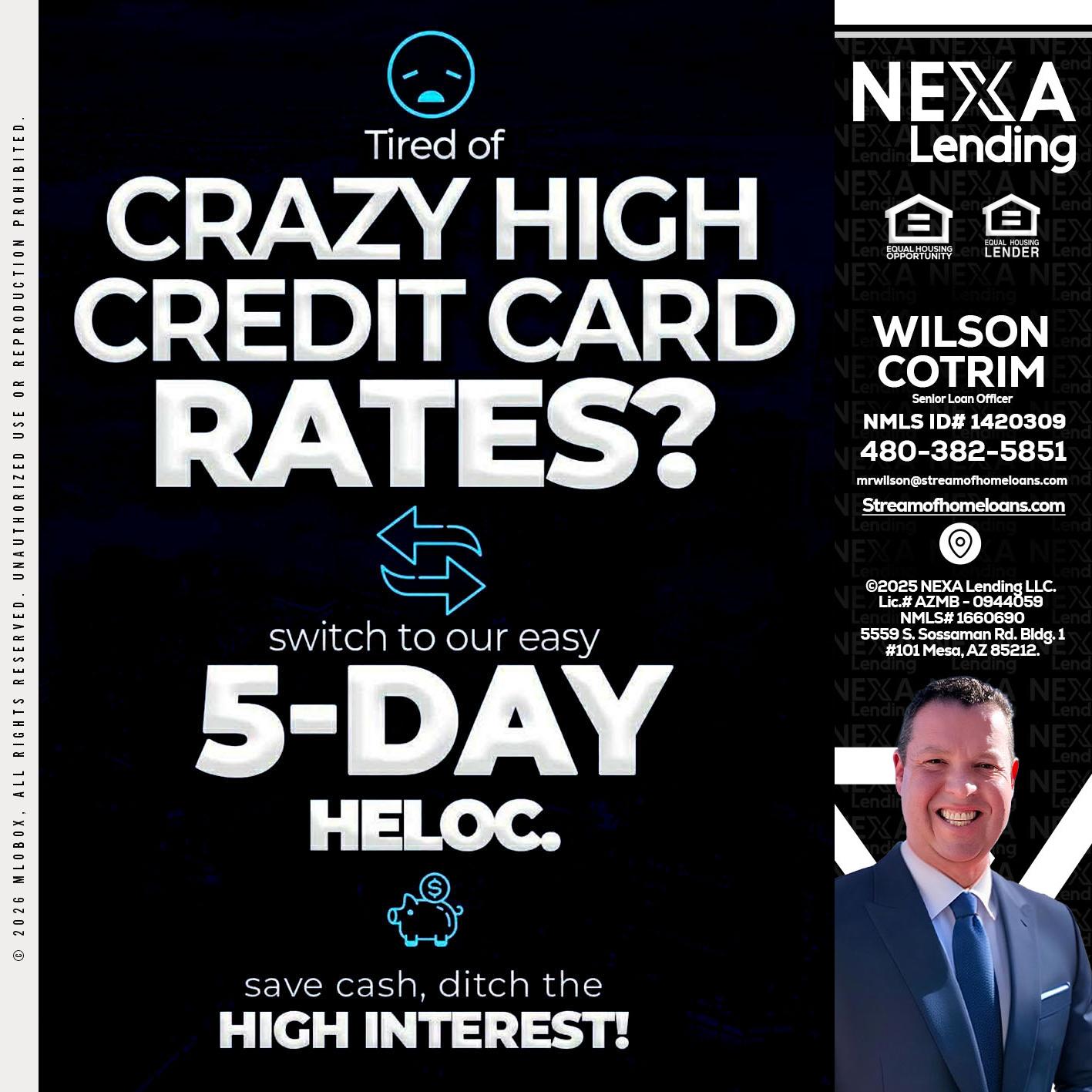 CRAZY HIGH - Wilson Cotrim -Senior Loan Officer