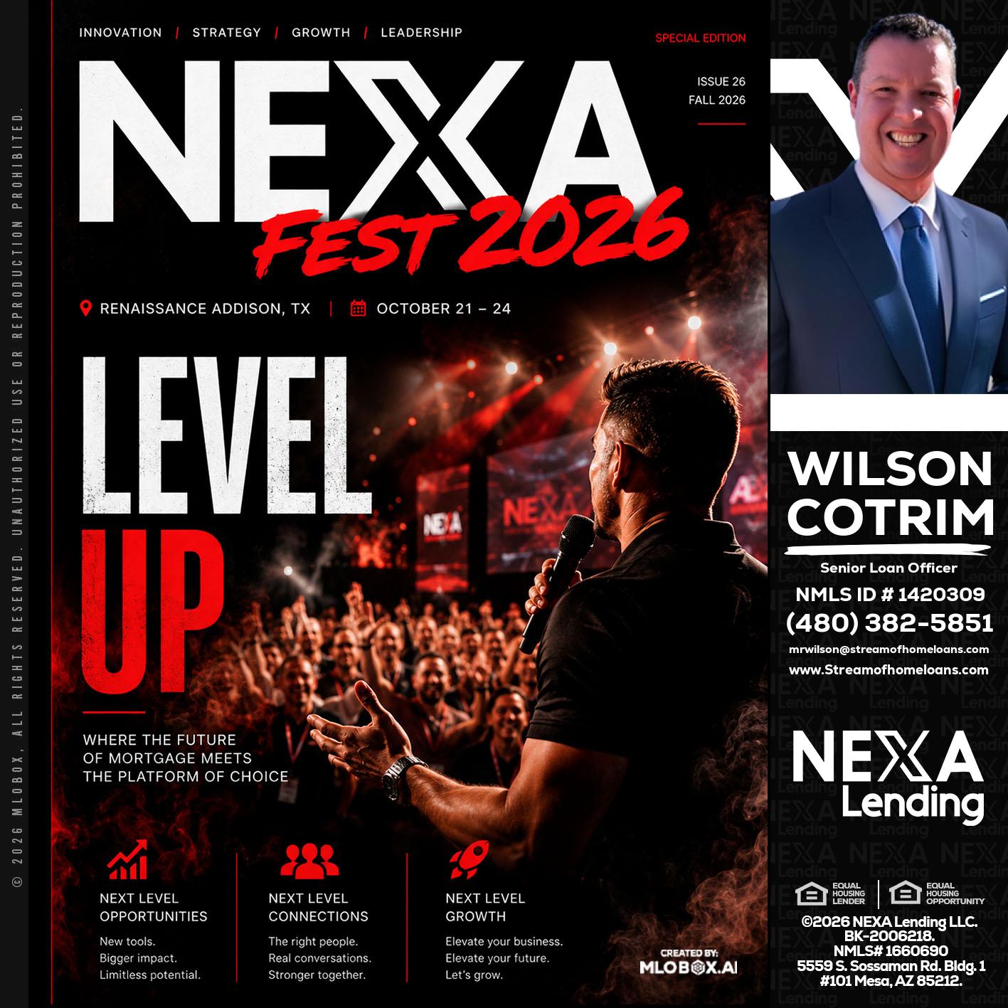 NEXA FEST 2026 - Wilson Cotrim -Senior Loan Officer