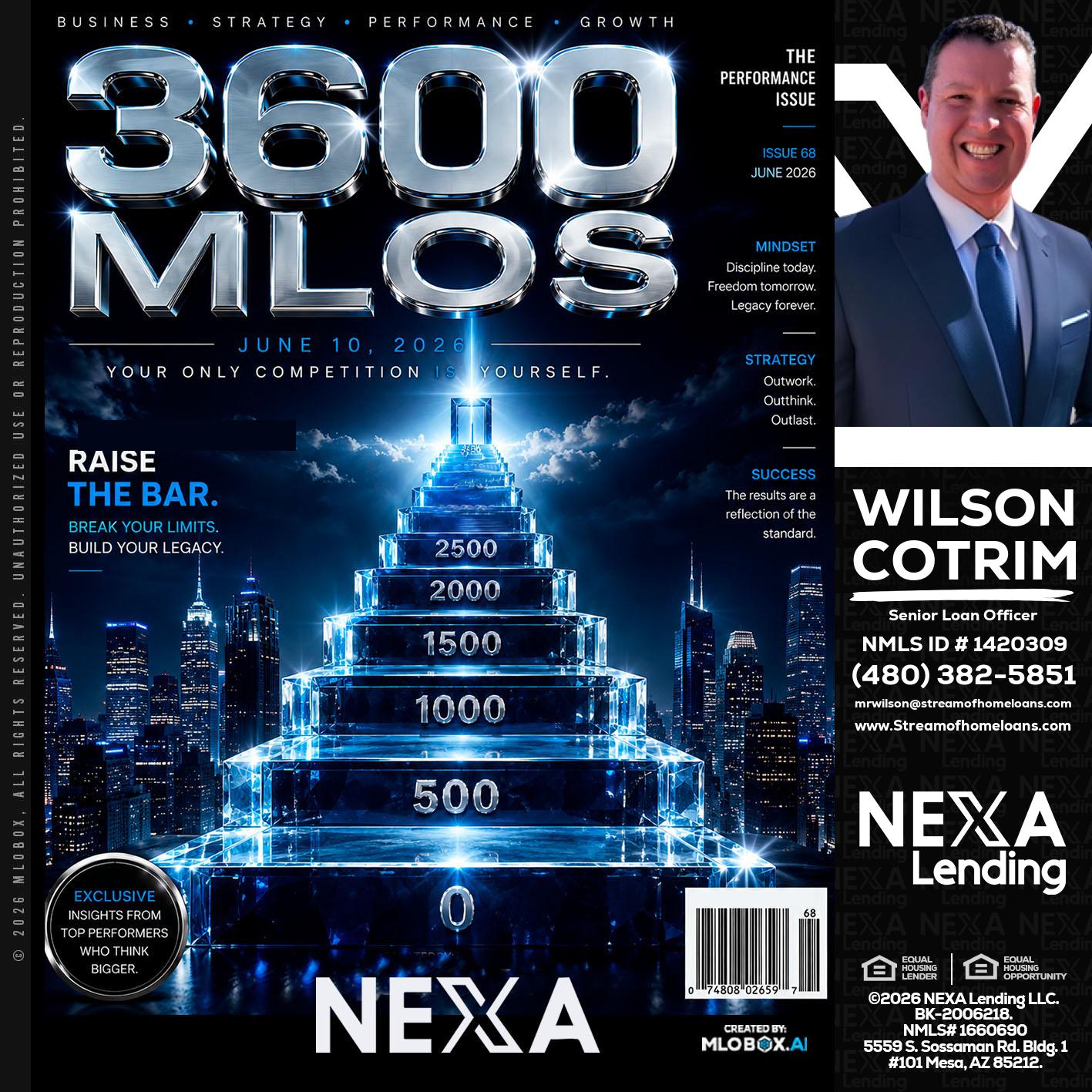3600 MLOs - Wilson Cotrim -Senior Loan Officer