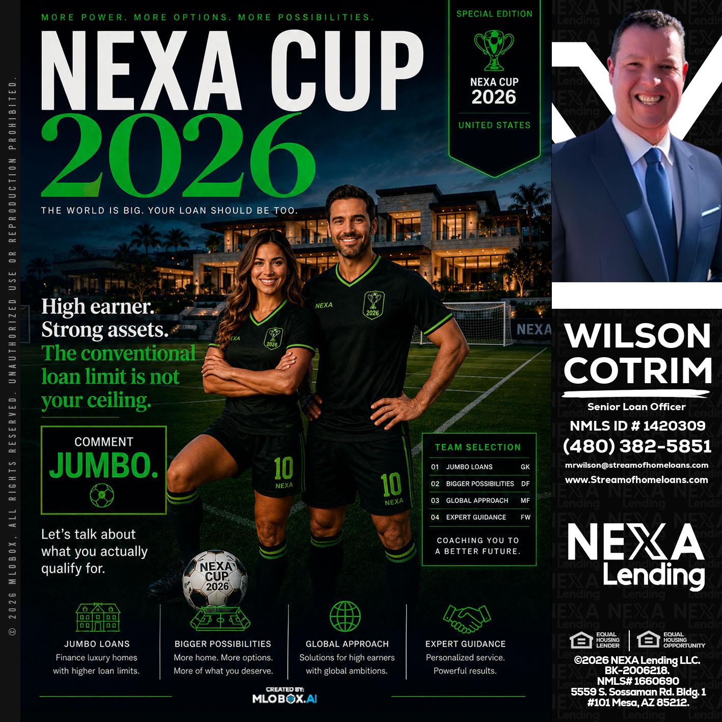 NEXA CUP 2026 - Wilson Cotrim -Senior Loan Officer