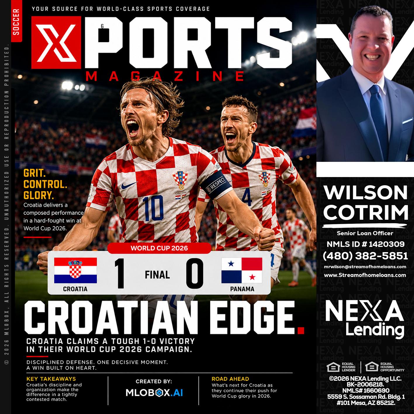 CROATIA 1-0 PANAMA - Wilson Cotrim -Senior Loan Officer