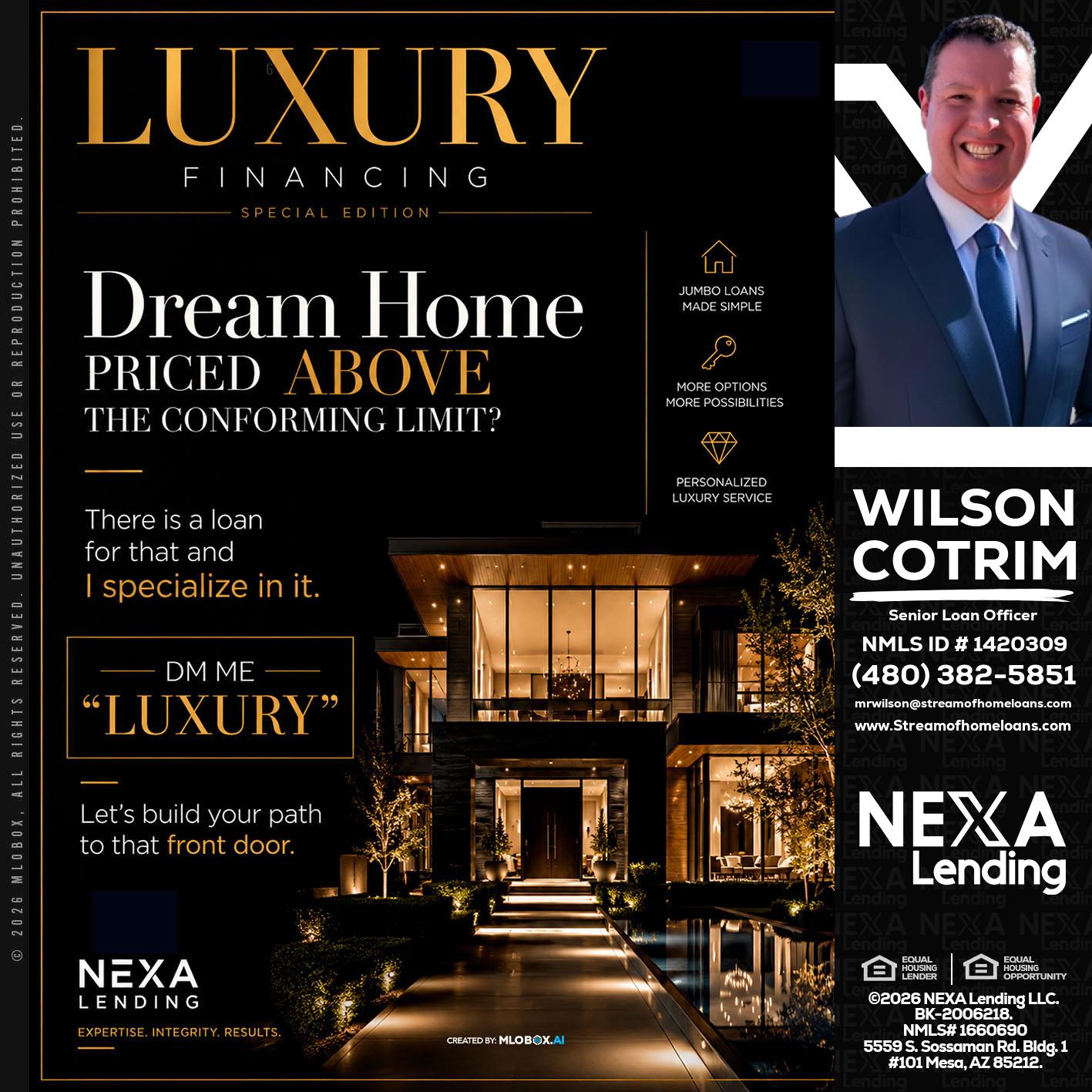 LUXURY - Wilson Cotrim -Senior Loan Officer